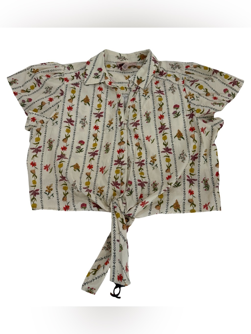NWT Philosophy Republic Clothing Floral Cotton 2-Piece Skirt Top Set Size Large - Picture 7 of 16